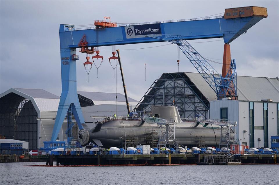 Das U-Boot ist nach Angaben von TKMS das letzte der für Israel hergestellten U-Boote der „Dolphin“-Klasse. (Symbolbild)Marcus Brandt/dpa