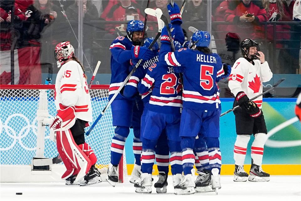 Das US-Team darf jubeln.Hassan Ammar/AP/dpa