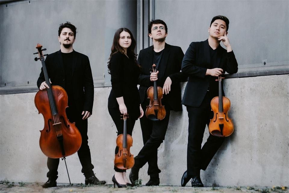 Das Viatores Quartet spielt zum Auftakt der Konzertreihe der Borkener Kulturgemeinde.