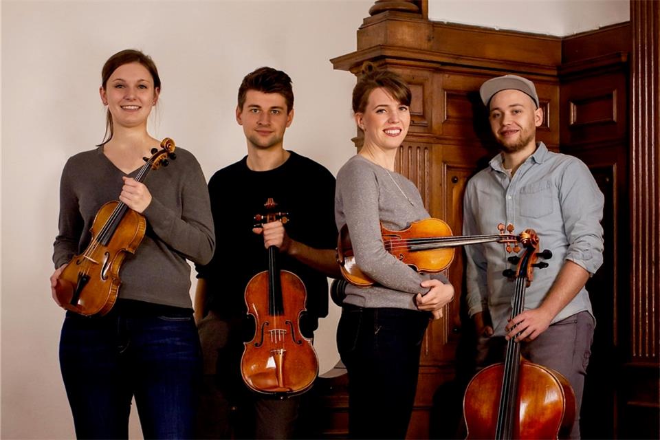 Das Vigato-Quartett (v. l.): Laura Kania, Marc Kopitzki, Veronika Bejnarowicz und Gereon Theis.