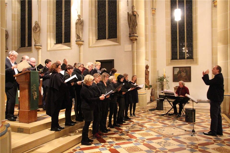 Das Vokalensemble St. Martin unter der Leitung von Thomas Harnath trug zum Gelingen des Konzertes bei.