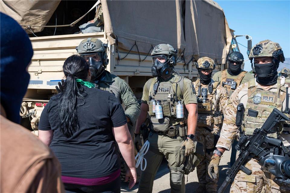 Das Vorgehen der Trump-Regierung im Raum Los Angeles ist umstritten. Michael Owen Baker/AP/dpa