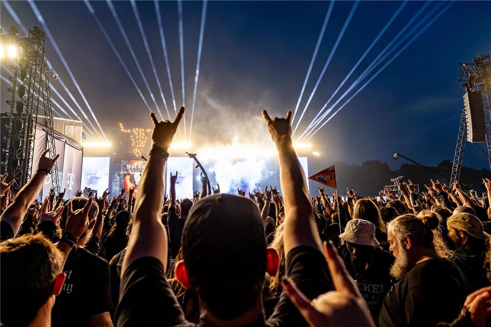 Das Wacken Open Air (W:O:A) steigt zum 35. Mal. (Archivbild)Axel Heimken/dpa
