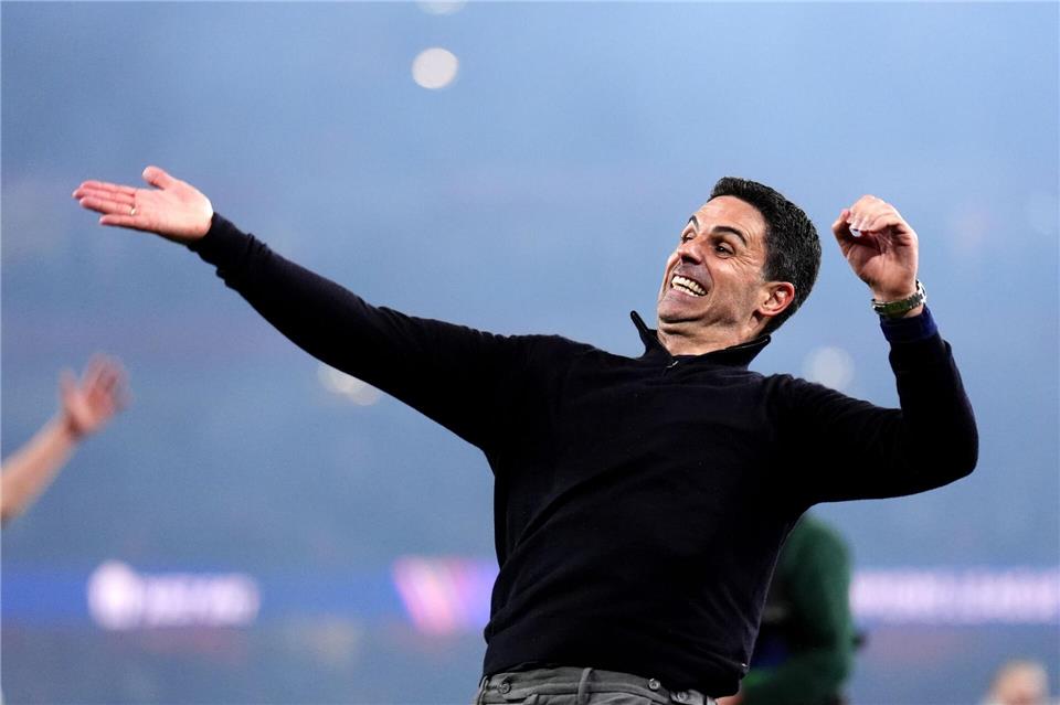 Das Warten hat ein Ende: Arteta und Arsenal sind Meister. (Archivbild)John Walton/PA Wire/dpa