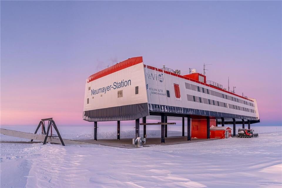Das Weihnachtsmenü steht schon fest. (Handout) Michael Trautmann/Alfred-Wegener-Institut/dpa