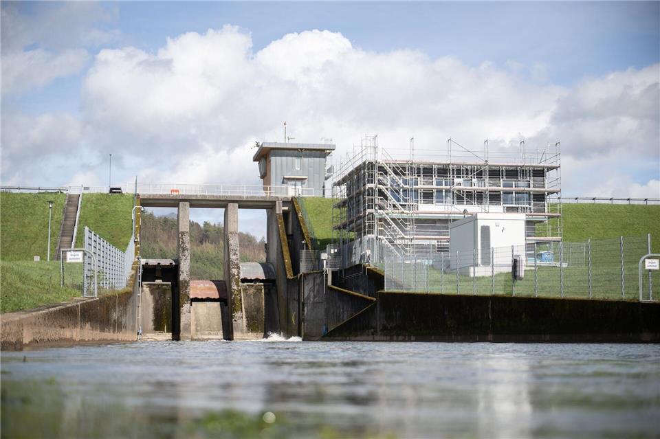 Das Werk soll künftig mit bis zu neun Millionen Kubikmetern Oberflächenwasser die Trinkwasserversorgung sichern. (Archivbild)Sebastian Gollnow/dpa
