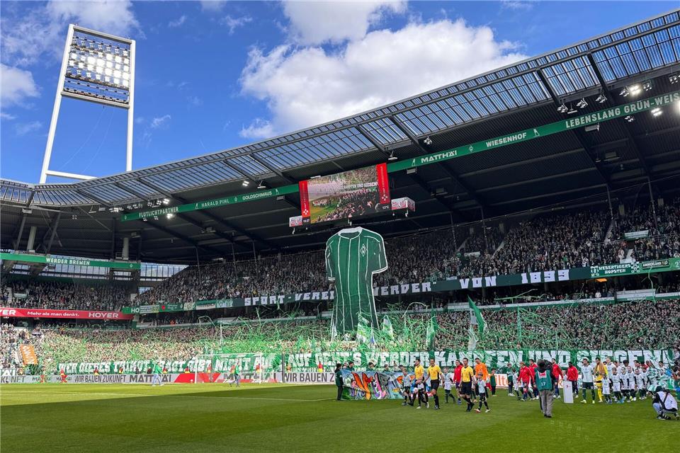 Das Weserstadion von Werder Bremen.Carmen Jaspersen/dpa