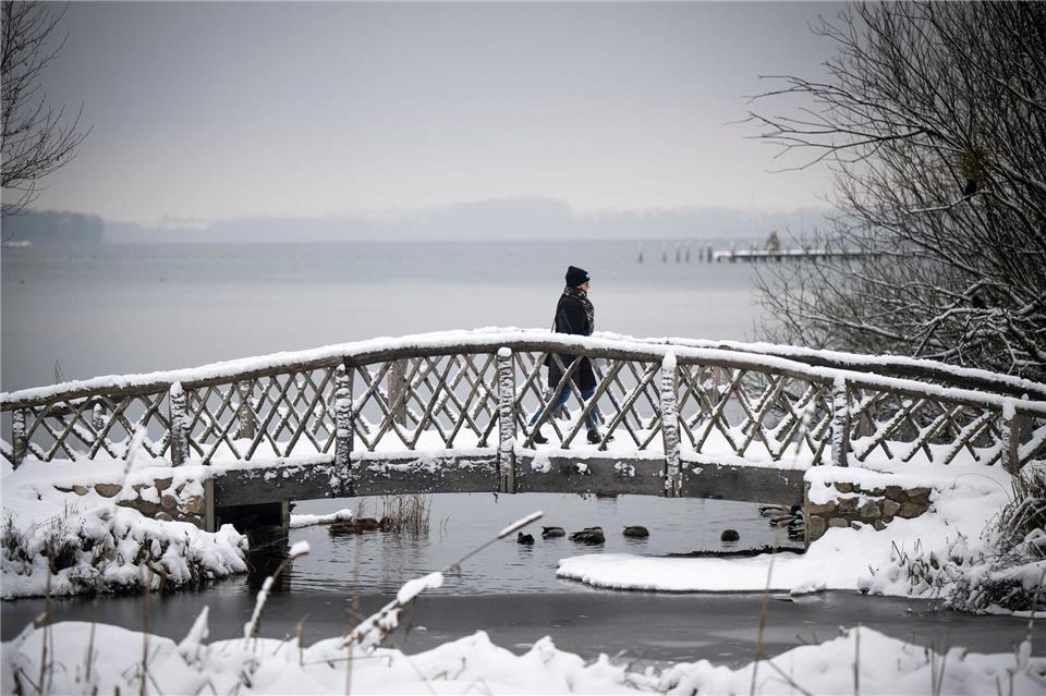 Das Wetter bleibt winterlich in MV.Philip Dulian/dpa