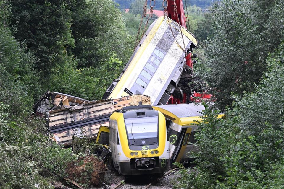 Das Zugunglück von Riedlingen hat bei den Opfern tiefe Spuren hinterlassen. (Archivbild)Bernd Weißbrod/dpa