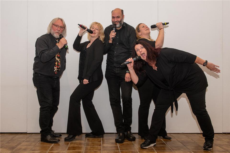 Das a cappella-Ensemble GinFis singt am 15. November im Lukaszentrum in Raesfeld.