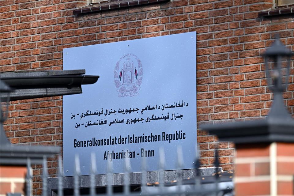 Das afghanische Generalkonsulat in Bonn.Federico Gambarini/dpa