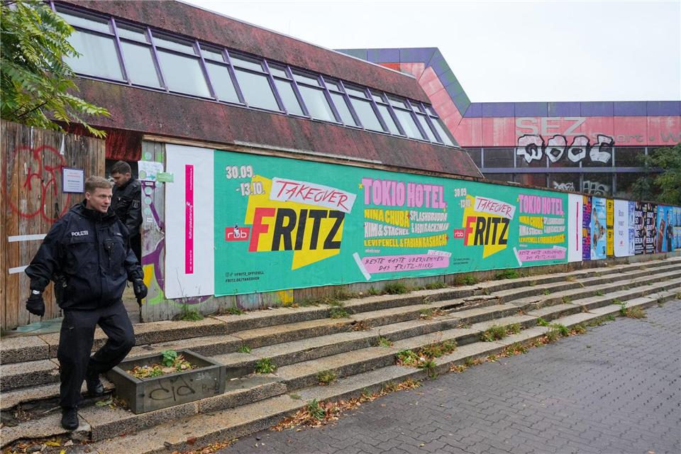 Das alte Sport- und Erholungszentrum SEZ in Berlin wird zwangsgeräumt.Soeren Stache/dpa