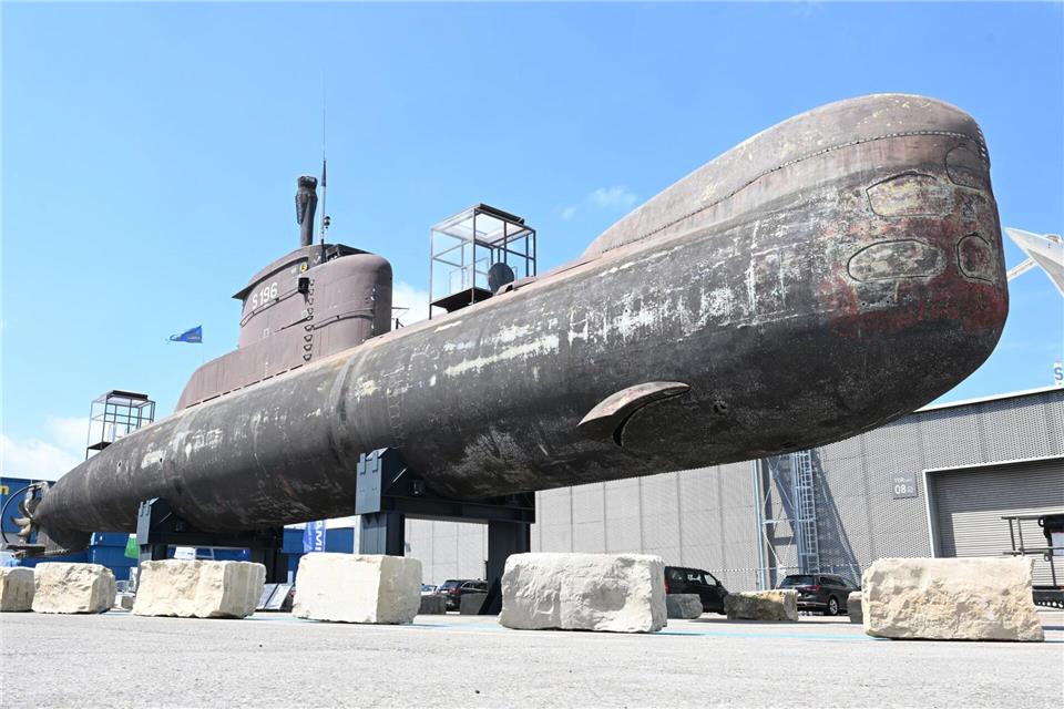 Das ausgemusterte Marine-U-Boot U17 im Technik Museum Sinsheim ist von Samstag an von innen zu besichtigen.Bernd Wei�brod/dpa