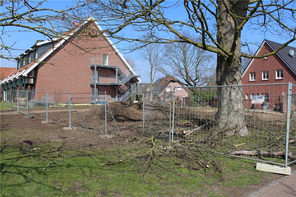 Das baufällig Gebäude der ehemaligen Hofstelle Bonhoff ist bereits abgerissen worden.