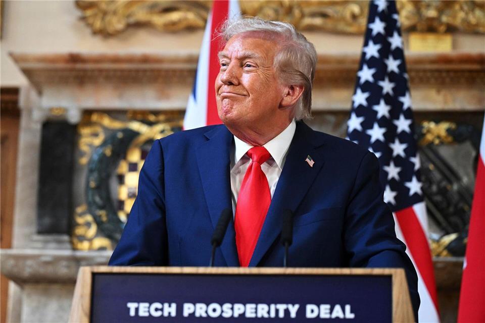Das britische Königshaus hofierte den US-Präsidenten.Leon Neal/POOL Pool Getty Images/AP/dpa