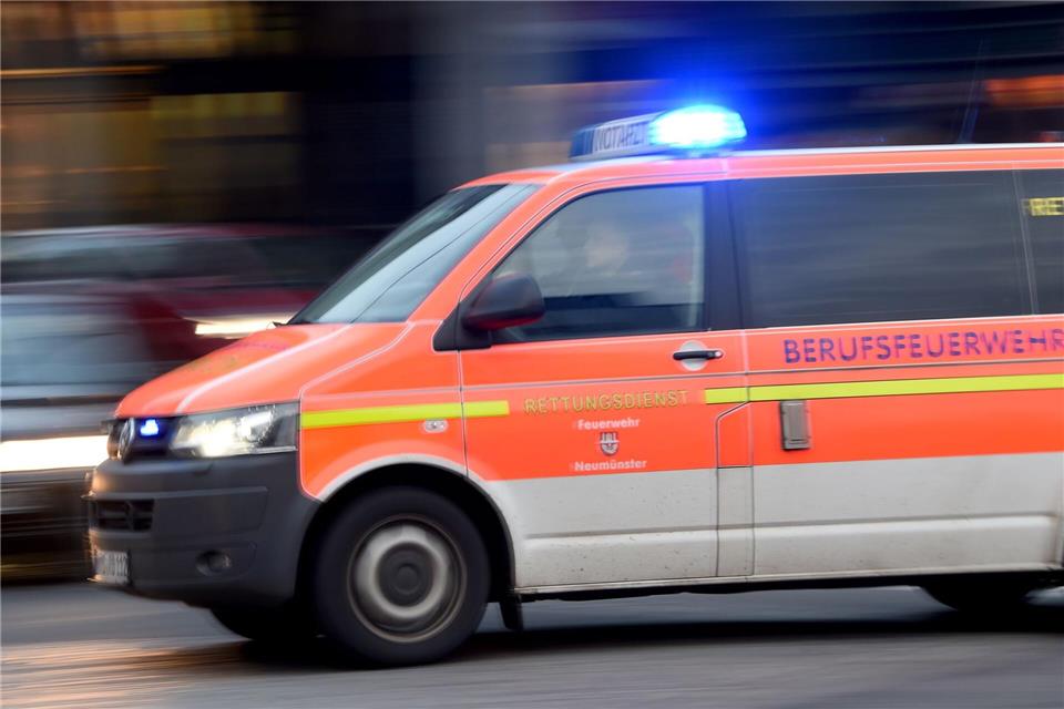 Das erste Fahrzeug hat im vergangenen Juli an der Rettungswache Rendsburg den Betrieb aufgenommen. (Symbolbild)Carsten Rehder/dpa