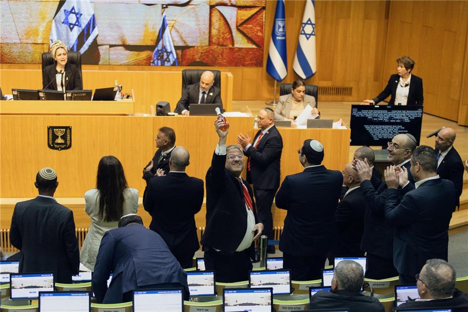 Das israelische Parlament hat die Todesstrafe für Terroristen gebilligt. Itay Cohen/AP/dpa