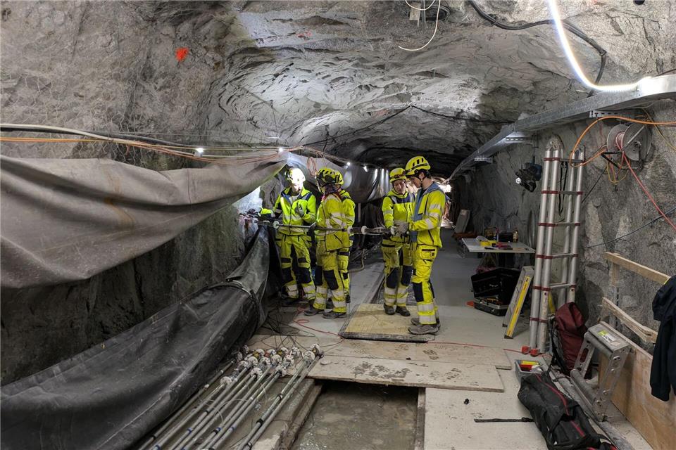 Das künstliche Erdbeben soll am Felslabor ausgelöst werden.-/BedrettoLab/ETH Zürich/dpa