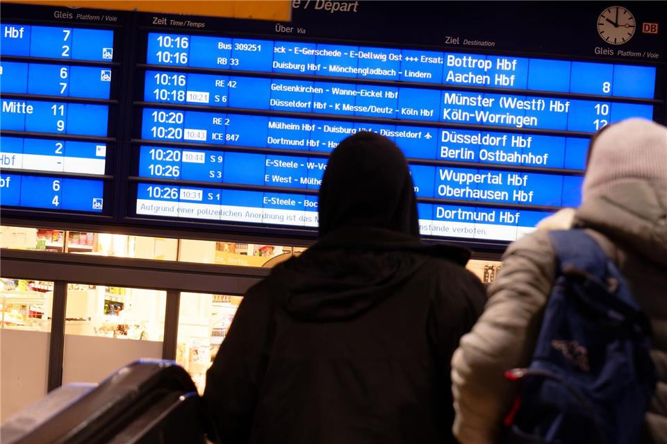 Das letzte Quartal 2025 war das unpünktlichste des ganzen Jahres. (Archivbild)Henning Kaiser/dpa