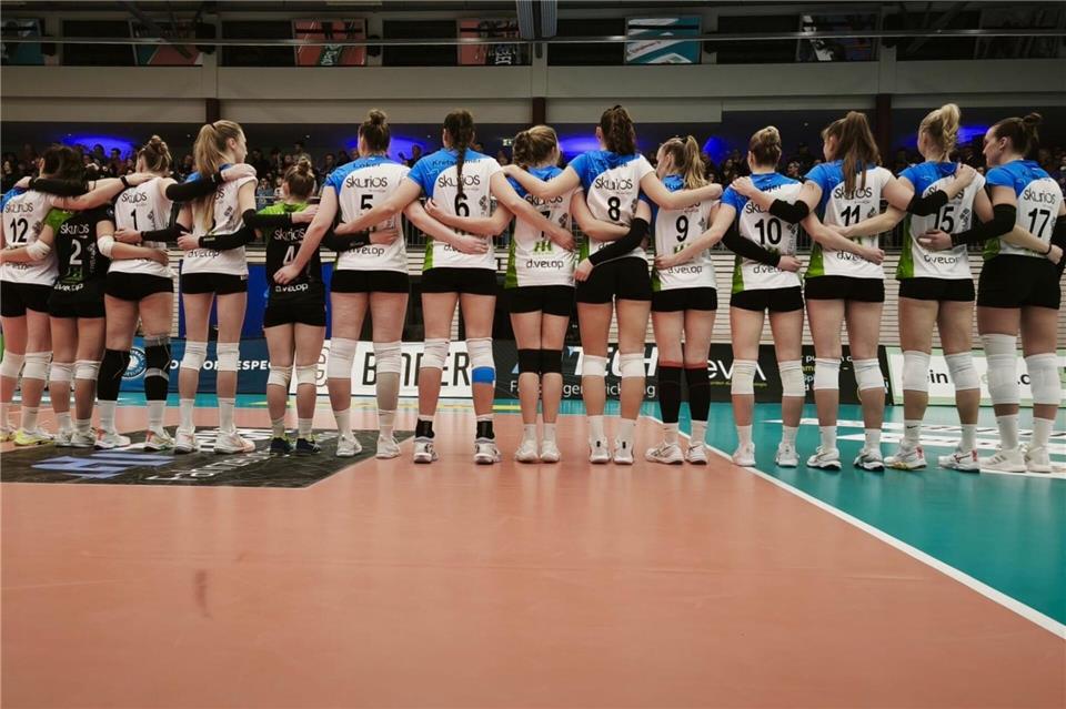 Das letzte Spiel der ersten Bundesliga-Saison verloren die Skurios Volleys Borken trotz hartem Kampf mit 1:3.