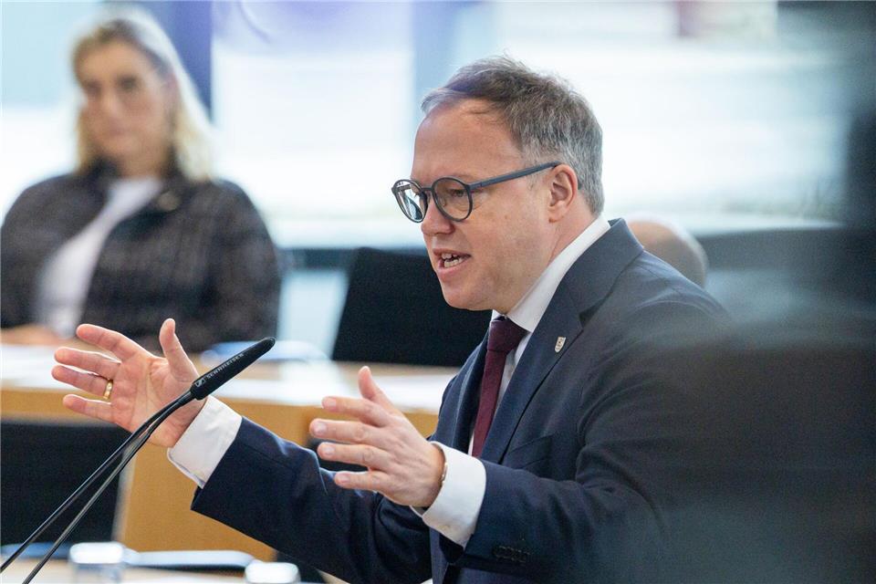 Das nächste Reiseziel des Thüringer Ministerpräsidenten Mario Voigt ist Indien. (Archivbild)Michael Reichel/dpa