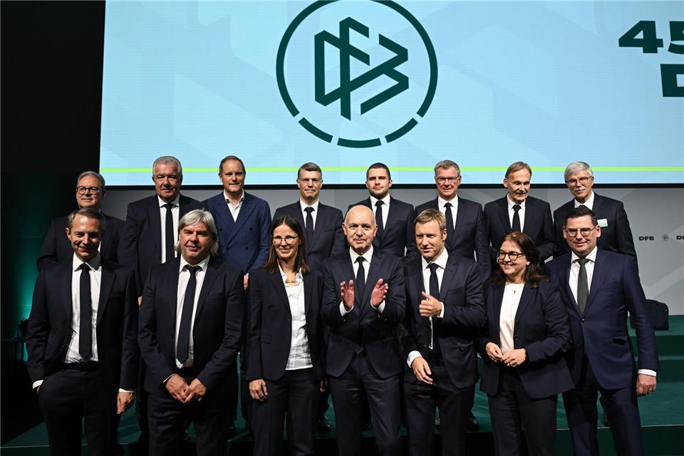 Das neue DFB-Präsidium.Arne Dedert/dpa