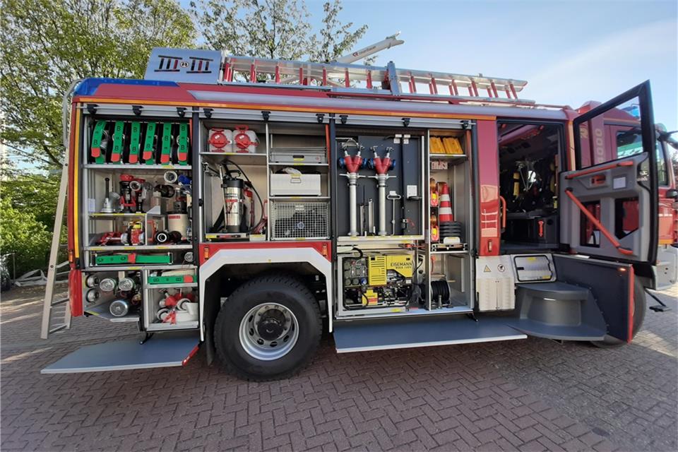 Das neue Feuerwehrfahrzeug der Feuerwehr Velen.