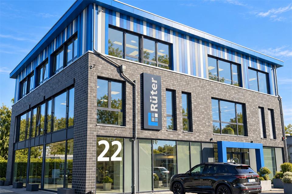 Das neue Geschoss der Rüter GmbH ist modern, hell und freundlich ausgestaltet und bietet viel Platz.