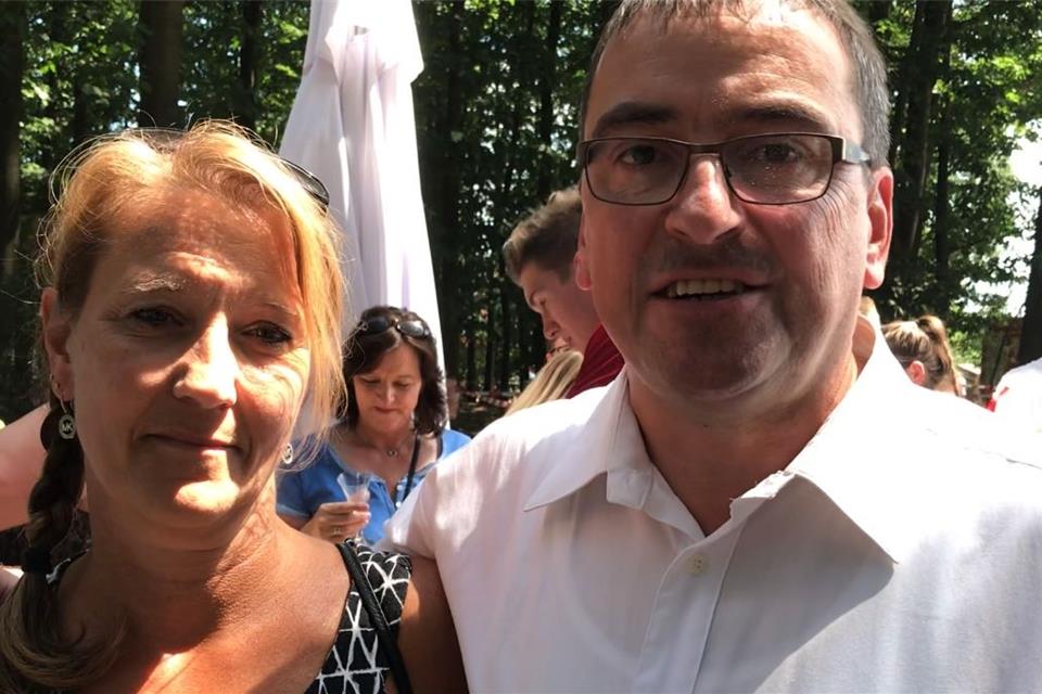 Das neue Königspaar: Sandra Schmitz und Volker Große-Onnebrink.