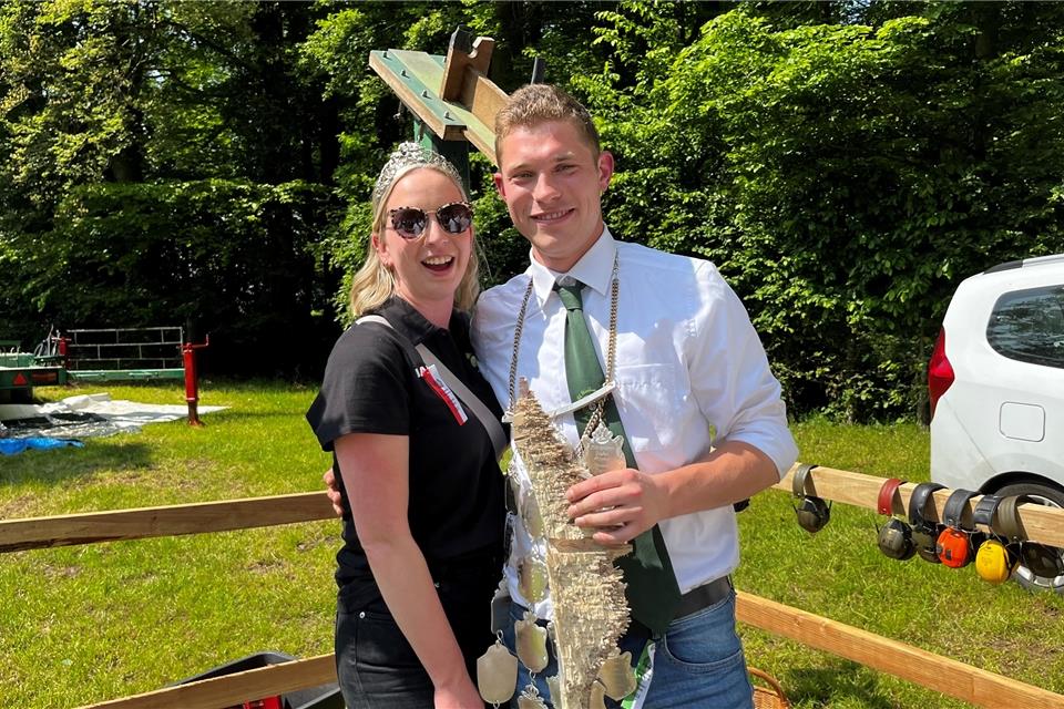 Das neue Königspaar Simone Holtkamp und Bernd Trepmann freut sich auf ein spannendes Jubiläumsjahr im kommenden Jahr. 