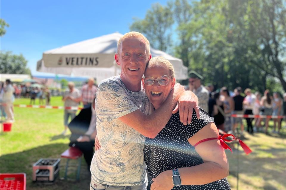 Das neue Königspaar von Groß Reken: Axel Holste und Britta Böckenberg-Timmer. 