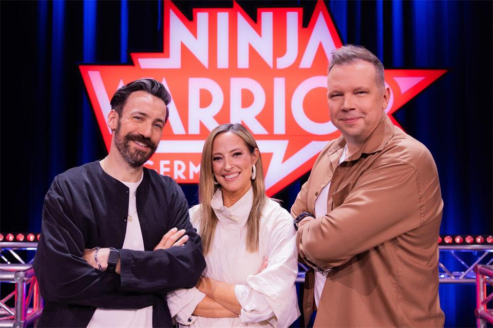 Das neue „Ninja Warrior Germany“-Team: Jan Köppen, Anna Fleischhauer und Wolff Fuss.A3508 Rolf Vennenbernd/dpa