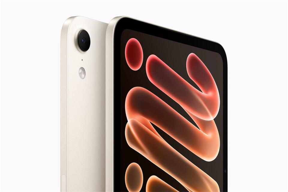 Das neue iPad mini ist nur noch in zwei Farben erhältlich: Porlarstern (im Bild) und Mitternacht (ein Anthrazitton).Apple/dpa-tmn