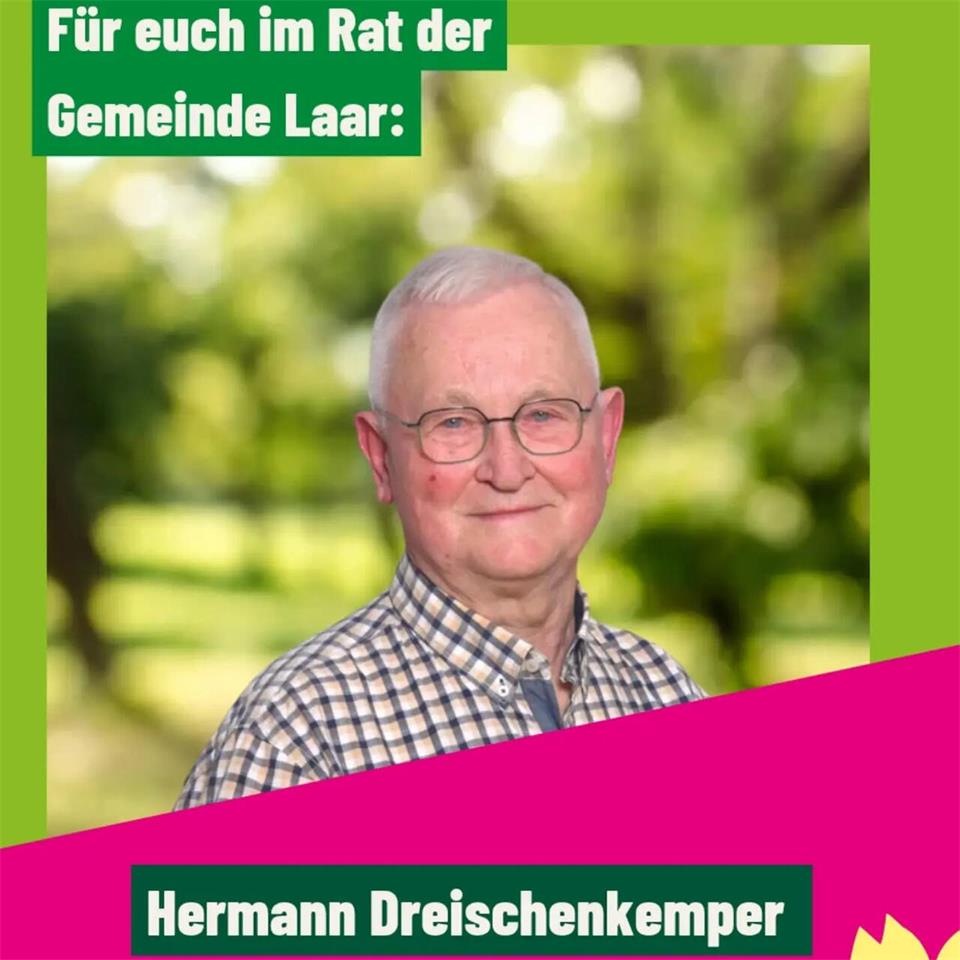 Das offizielle Plakat des Grünen-Ortsverbandes Emlichheim.