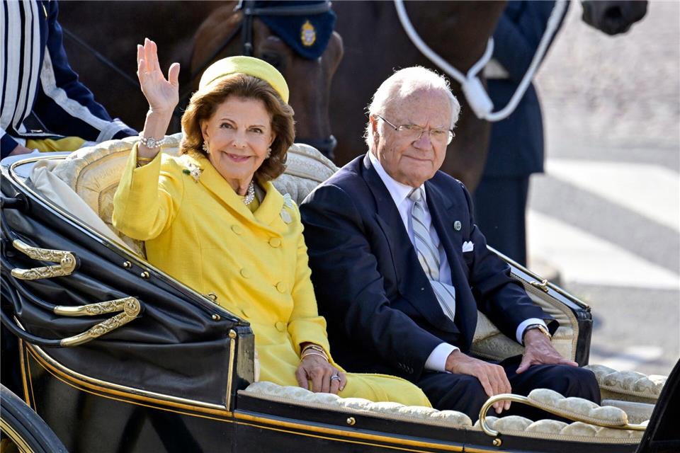 Das royale Vorbild: Königin Silvia von Schweden und König Carl XVI. Gustaf von Schweden. (Archivbild)Janerik Henriksson/TT News Agency/AP/dpa
