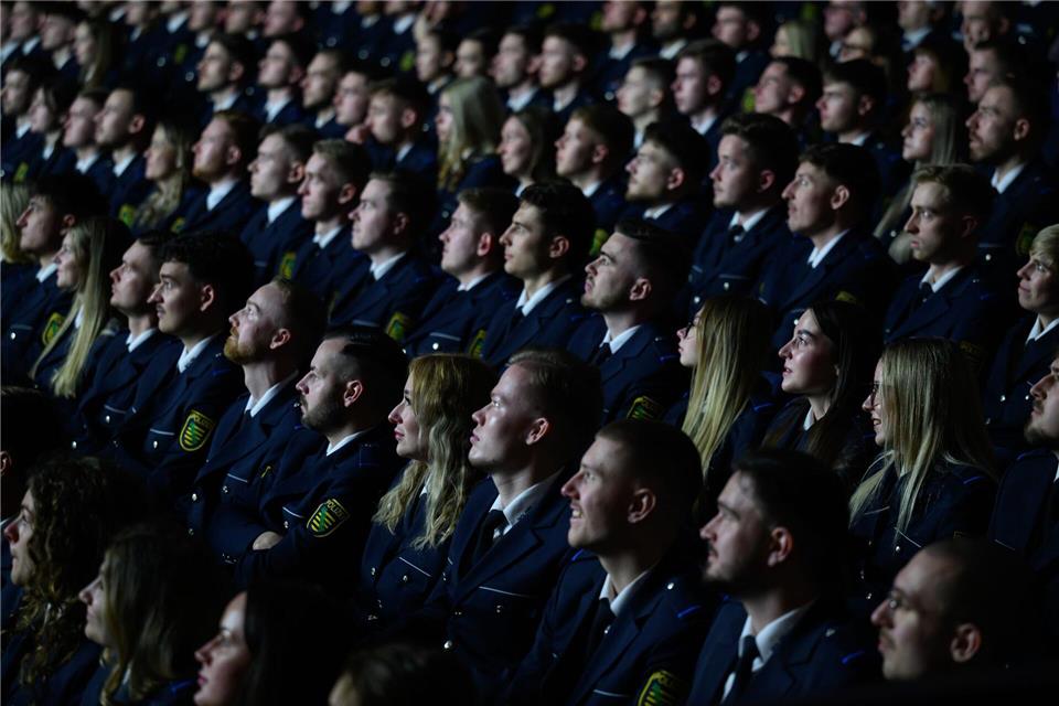 Das sächsische Verfassungsgericht hatte 2024 entschieden, dass das Polizeigesetz im Freistaat geändert werden muss. (Symbolbild)Hendrik Schmidt/dpa