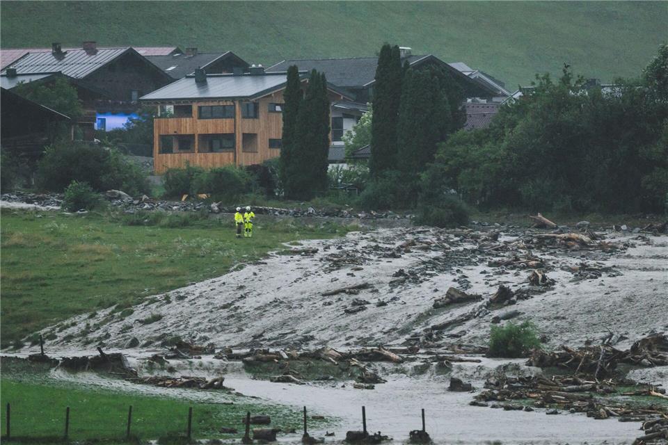 Das schwere Unwetter löste zahlreiche Feuerwehreinsätze aus.Expa/ Jfk/APA/dpa