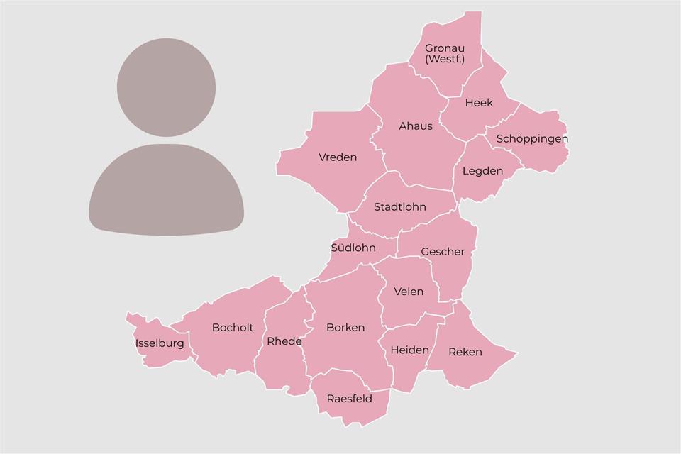 Das sind die Bürgermeister im Kreis Borken. 