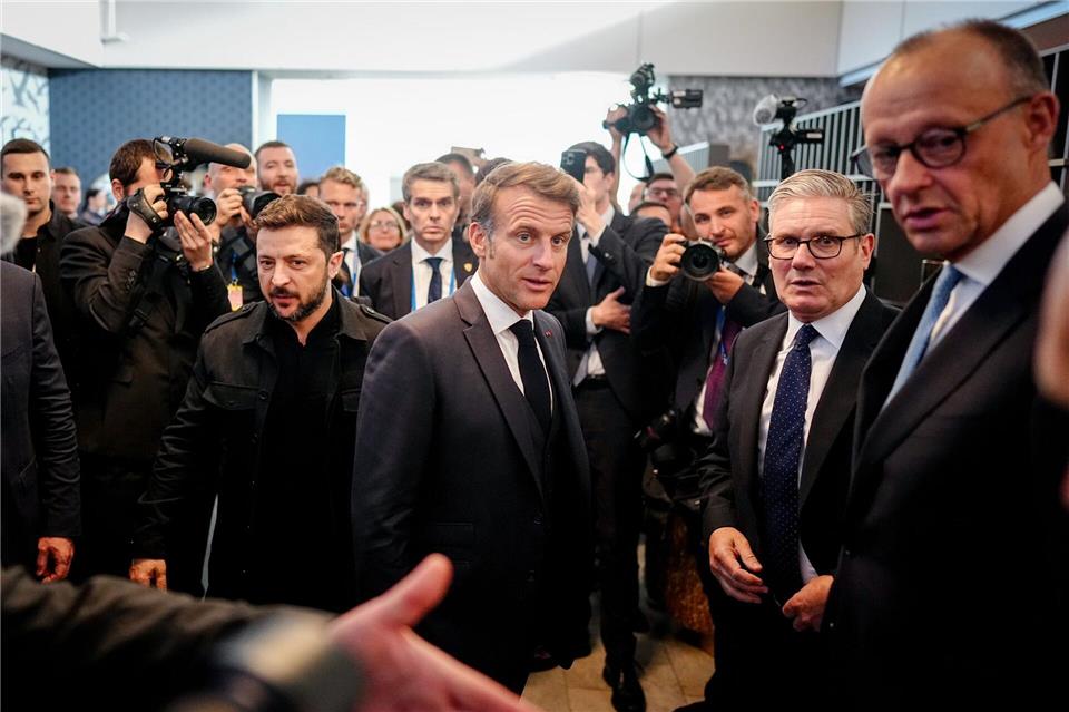 Das sogenannte Viererformat wird sich in London erneut treffen. (Archivbild)Kay Nietfeld/dpa