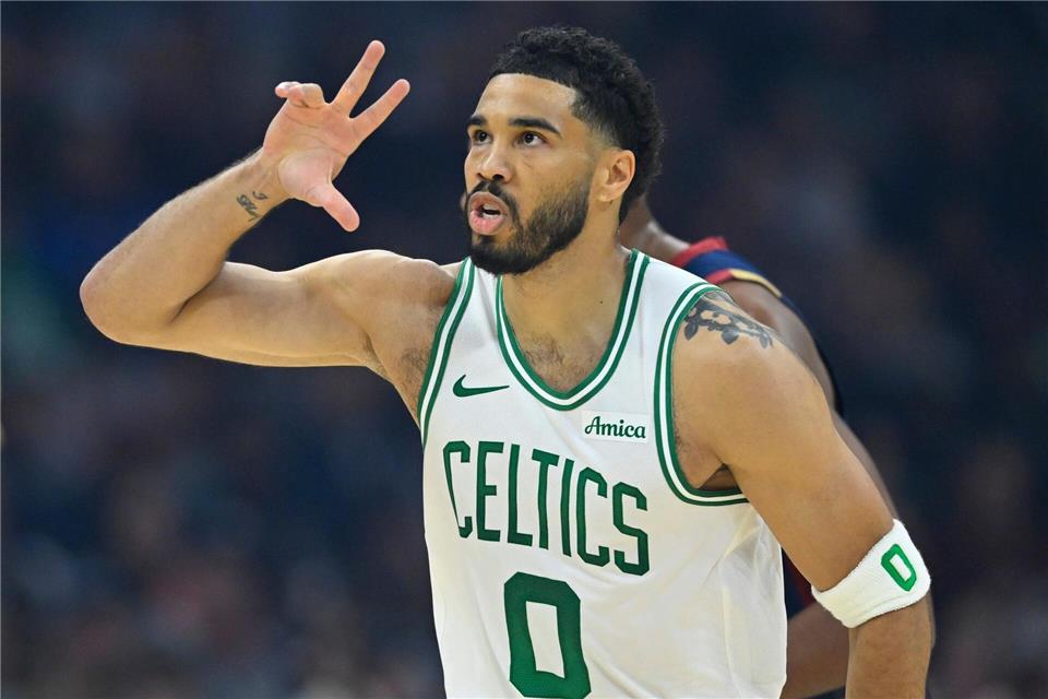 Das zweite Spiel seit dem Comeback: Jayson Tatum.David Richard/FR25496 AP/AP/dpa