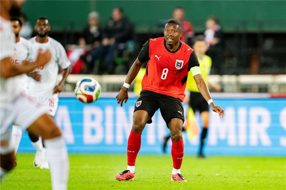 David Alaba hat mit Österreich die WM-Generalprobe gewonnen.Georg Hochmuth/APA/dpa