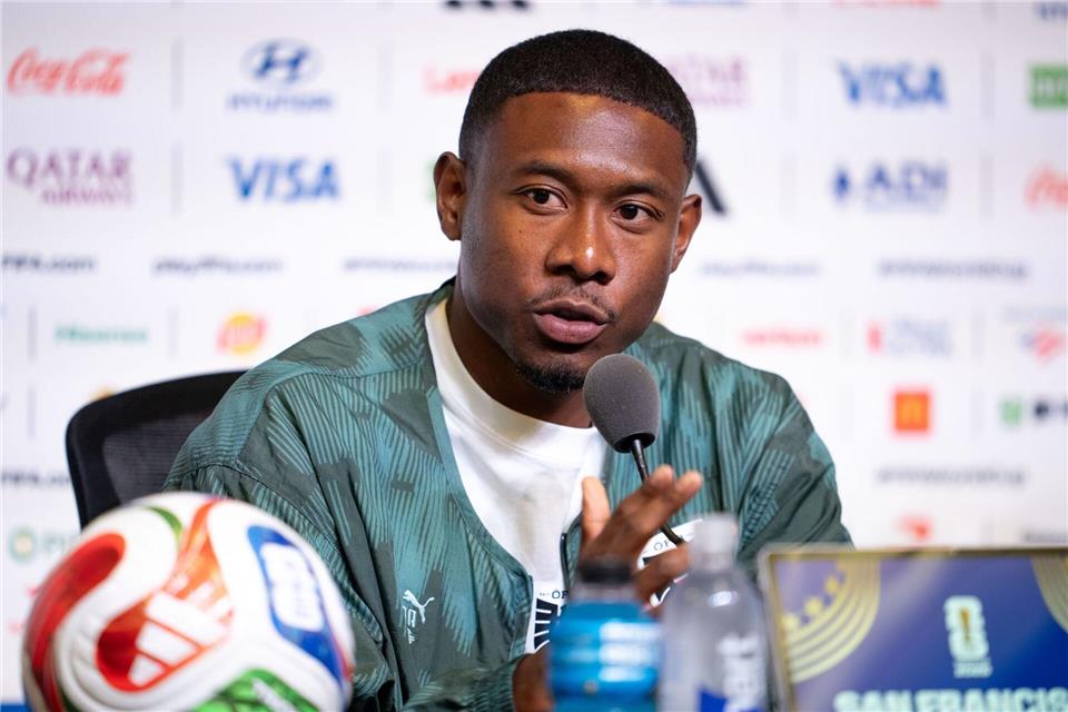 David Alaba spricht über die späte Anstoßzeit.Georg Hochmuth/APA/dpa