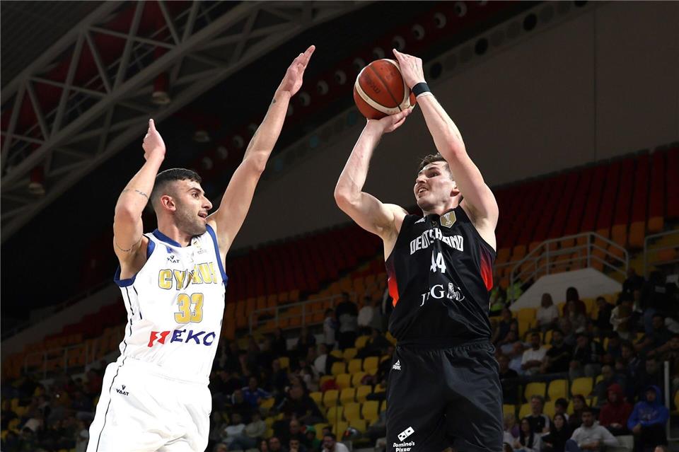 David Krämer führte das unerfahrene deutsche Team auf Zypern an.Matthias Stickel/dpa