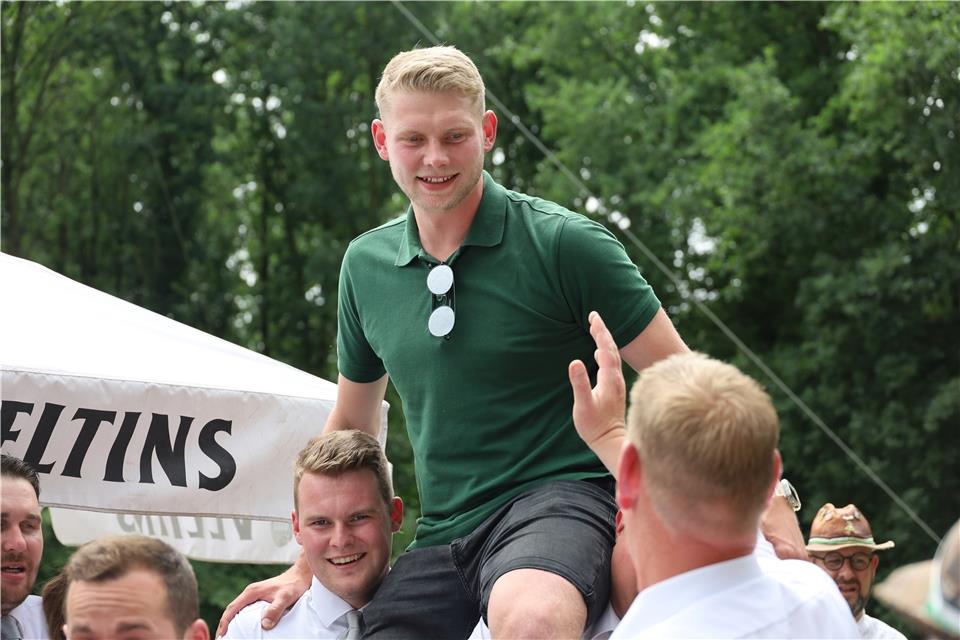 David Reckmann ist neuer Schützenkönig in Hovesath.