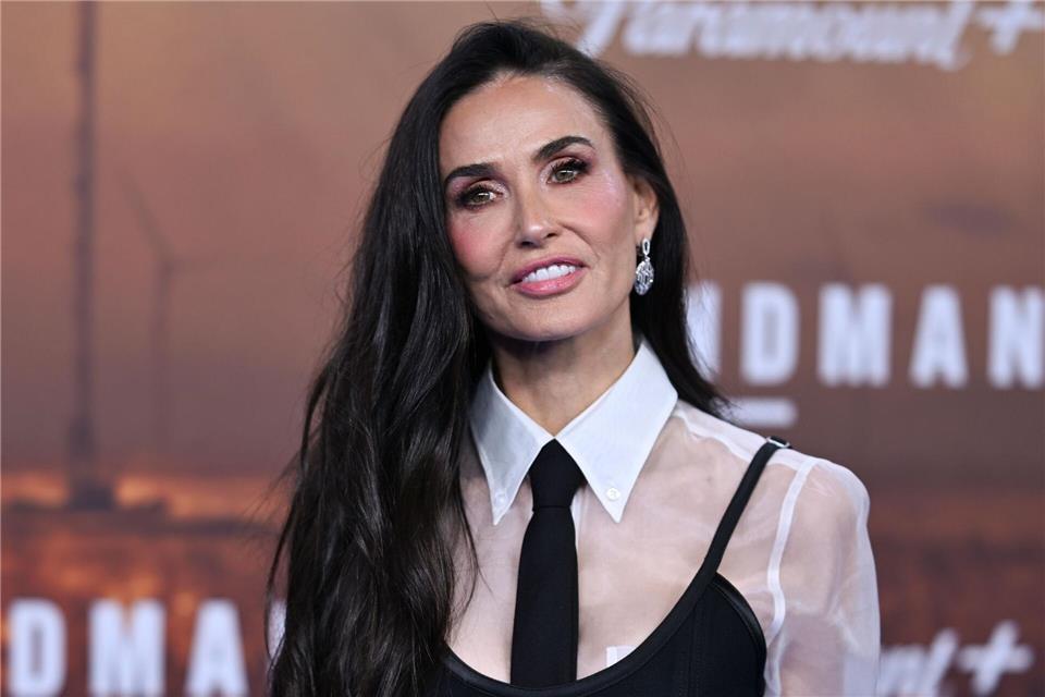 Demi Moore ist in Berlin.Jens Kalaene/dpa