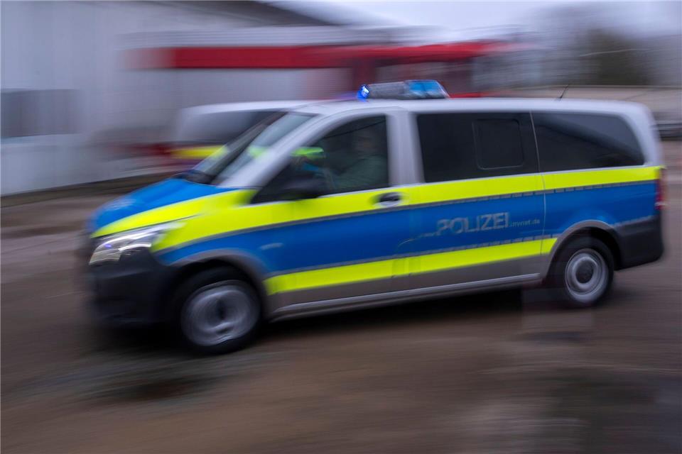 Den bislang unbekannten Täter konnten die Polizisten nicht mehr sehen.(Symbolbild)Jens Büttner/dpa-Zentralbild/ZB