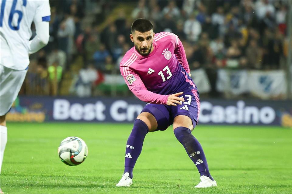 Deniz Undav bestritt bislang sechs Länderspiele für Deutschland. (Archivbild)Christian Charisius/dpa