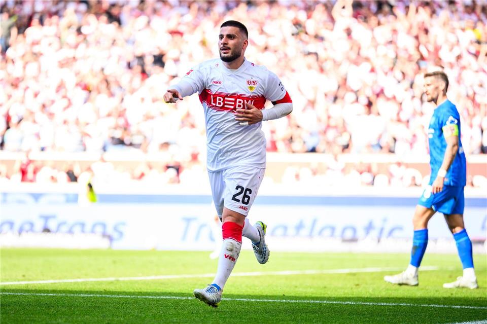 Deniz Undav erzielte in dieser Saison schon 25 Pflichtspiel-Tore für den VfB.Tom Weller/dpa