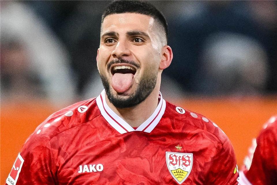 Deniz Undav war der Mann des Abends beim VfB-Sieg in Augsburg.Harry Langer/dpa