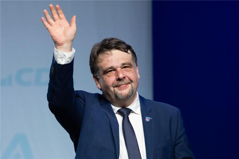 Dennis Radtke mahnte auf der CDA-Tagung an, die CDU müsse auf „schwarzmalerische Rhetorik“ verzichten und eine positive Zukunft betonen.Florian Wiegand/dpa